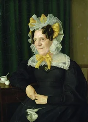 Porträtt av en gammal kvinna, 1829